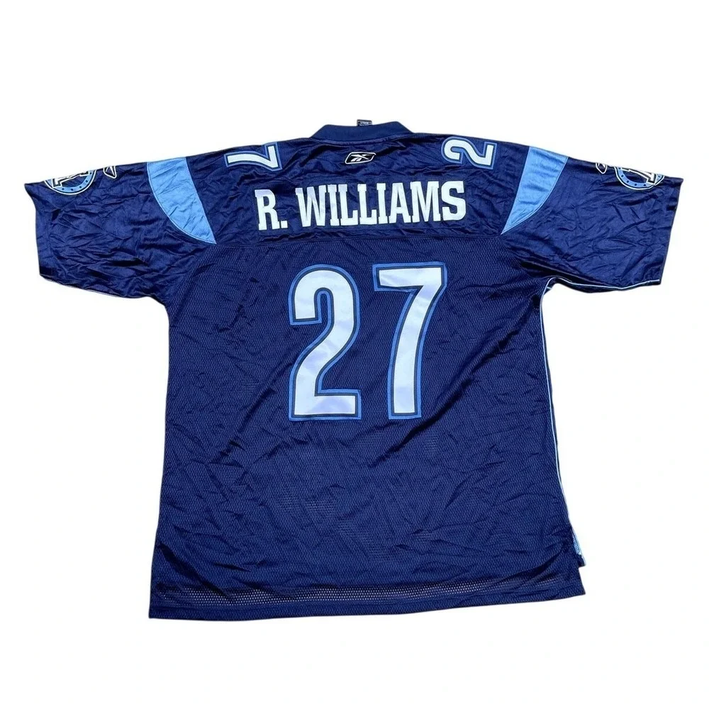 Reebok Toronto Argonauts CFL Jersey Ricky Williams 27 Blue Stitched Mens 2XL - Picture 2 of 6